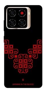 Чохол на ZTE Blade A56 Чорно-червона вишиванка фото 1 з 1