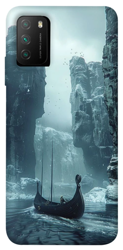 Чехол на Xiaomi Poco M3 Nordic drakkar фото 1 из 1