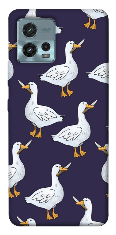 Чохол на Motorola Moto G72 Гуси з претензією фото 1 з 1