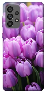 Чехол на Samsung Galaxy A73 5G Фиолетовые тюльпаны фото 1 из 1