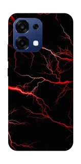 Чехол на Oppo A6 Pro 4G/5G Красная молния фото 1 из 2
