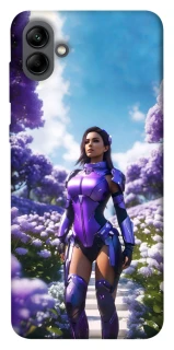 Чехол на Samsung Galaxy A04 Cyber space girl ver.4 фото 1 из 1