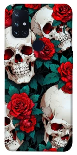 Чохол на OnePlus Nord N10 5G skull and rose фото 1 з 1