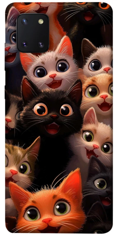 Чохол на Samsung Galaxy Note 10 Lite (A81) happy cats фото 1 з 1