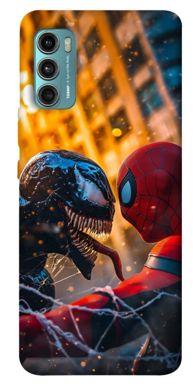 Чохол на Motorola Moto G60 Venom vs Spiderman фото 1 з 1