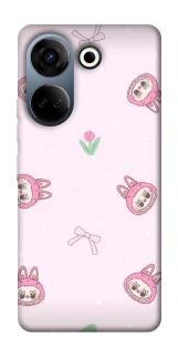 Чохол на TECNO Camon 20 Pro (CK7n) Labubu Flower фото 1 з 1