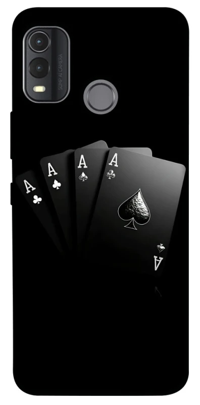 Чехол на Nokia G11 Plus Black Cards фото 1 из 1