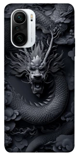 Чехол на Xiaomi Redmi K40 / K40 Pro / K40 Pro+ / Poco F3 black dragon фото 1 из 1