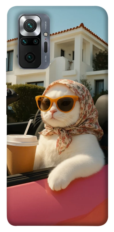Чохол на Xiaomi Redmi Note 10 Pro Stylish Cat Cruise фото 1 з 1