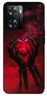 Чехол на Oppo A77s Heart in the hands of a skeleton фото 1 из 1