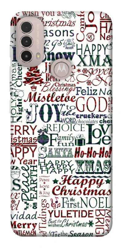 Чохол на Motorola Moto E40 Christmas mood ver.3 фото 1 з 1
