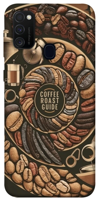 Чехол на Samsung Galaxy M30s / M21 Coffee roast guide фото 1 из 1