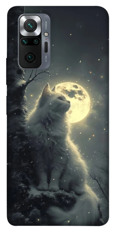 Чохол на Xiaomi Redmi Note 10 Pro Кіт під місяцем фото 1 з 1