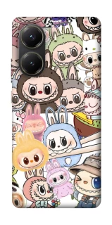 Чехол на Xiaomi Poco X6 Pro All Labubus фото 1 из 1