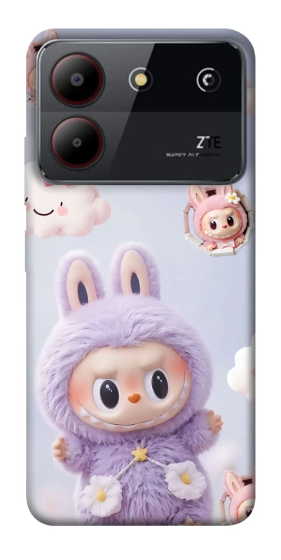 Чохол на ZTE Blade A54 4G Labubu & clouds фото 1 з 1