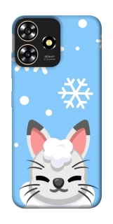 Чехол на ZTE Blade A73 4G Adopt Me Snow Kitty Smile фото 1 из 1