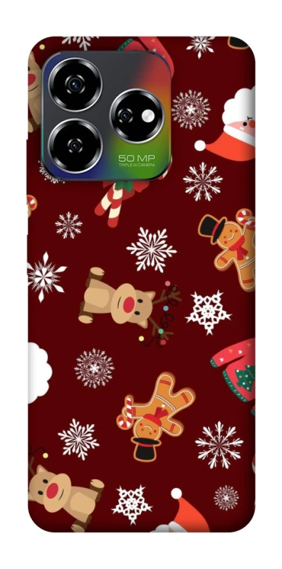 Чехол на ZTE Nubia V60 Новогодний v6 фото 1 из 1