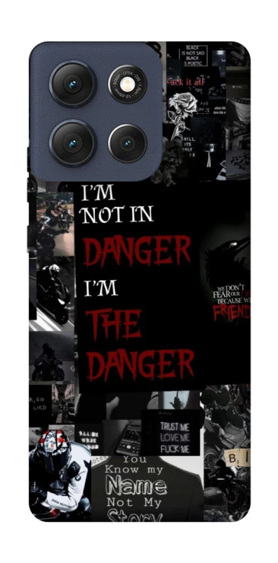 Чохол на Motorola Moto G86 Danger collage фото 1 з 1