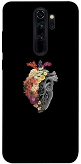 Чехол на Xiaomi Redmi Note 8 Pro Heart with flowers фото 1 из 1