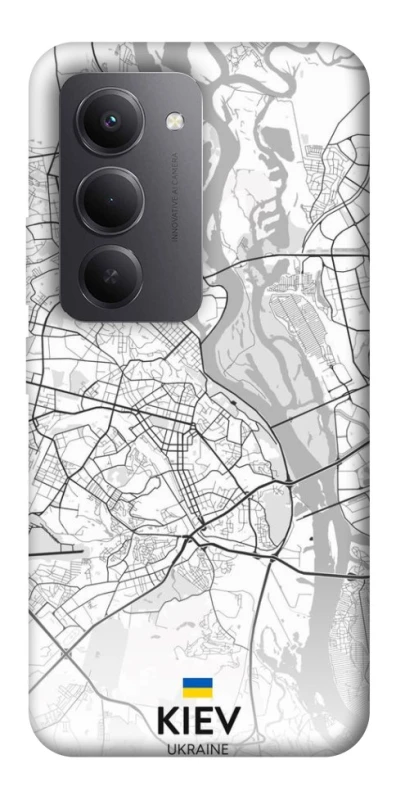 Чохол на Xiaomi Redmi 15 (EU) Kiev white map фото 1 з 1