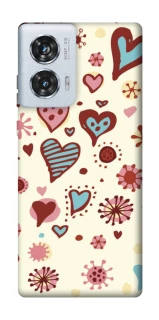 Чохол на Motorola Edge 50 Fusion Pretty hearts фото 1 з 1