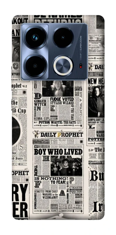 Чохол на Infinix Note 40 4G Harry Potter newspaper фото 1 з 1