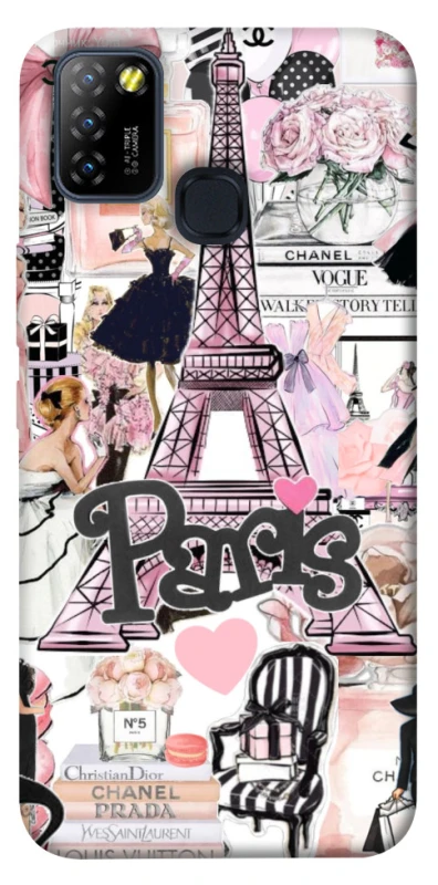 Чохол на Infinix Hot 10 Lite Fashion collage ver.8 фото 1 з 1