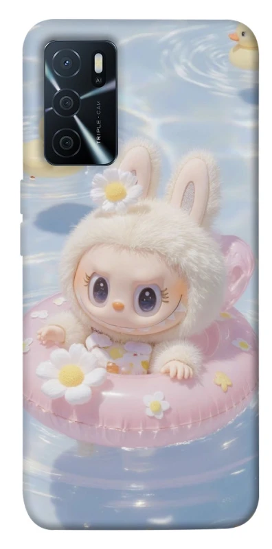Чехол на Oppo A16s / A16 Labubu swimming фото 1 из 1