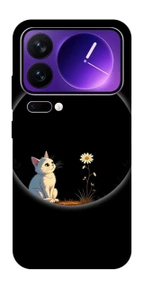 Чехол на Xiaomi 17 Pro Max Cat and flower фото 1 из 1