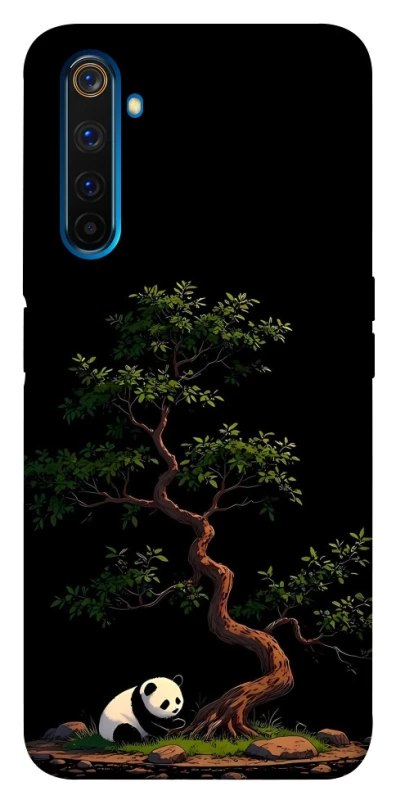 Чехол на Realme 6 Pro Panda and tree фото 1 из 1