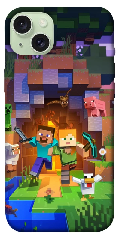 Чехол на Apple iPhone 15 Plus (6.7") Minecraft game фото 1 из 1