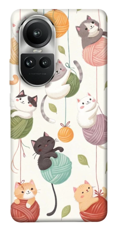 Чохол на Oppo Reno 10 Funny Kittens фото 1 з 1