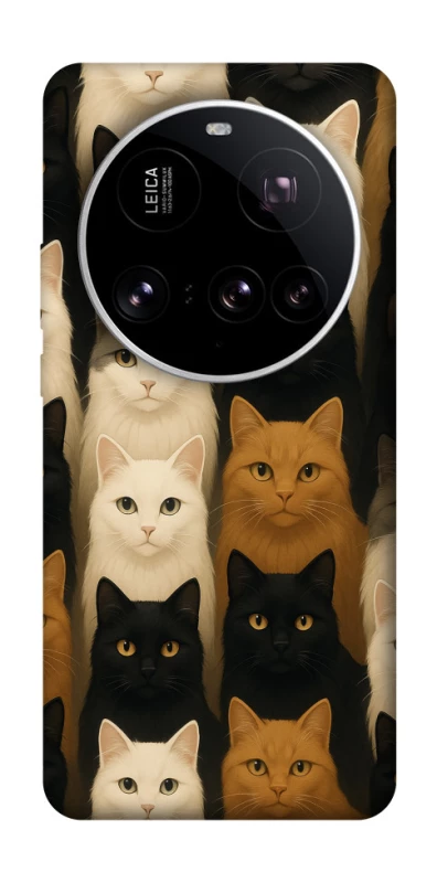 Чехол на Xiaomi 15 Ultra Colorful Cat Collage фото 1 Чехол на Xiaomi 15 Ultra Colorful Cat Collage фото 1 из 1