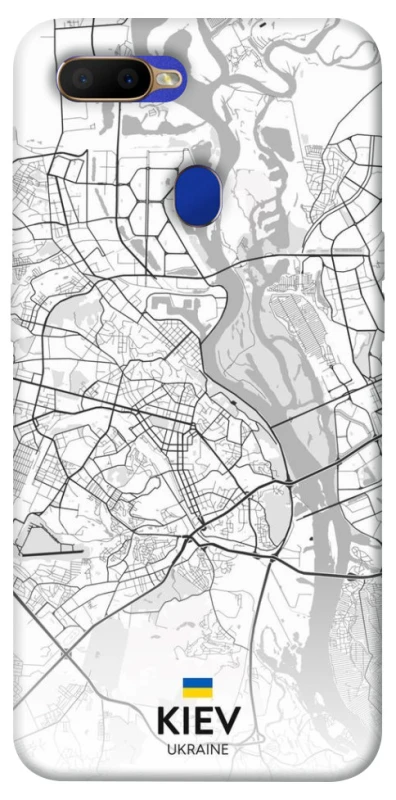 Чохол на Oppo A5s Kiev white map фото 1 з 1