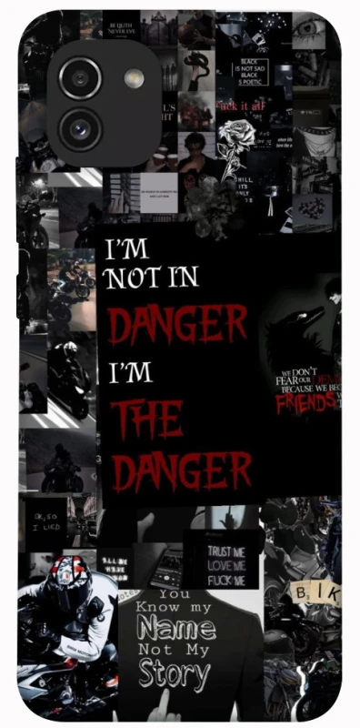 Чохол на Samsung Galaxy A03 Danger collage фото 1 з 1