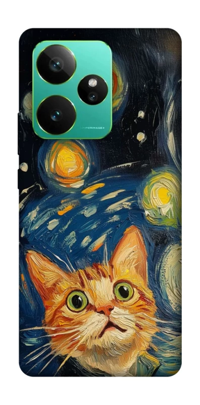 Чехол на Realme GT 7 paint cat фото 1 из 1