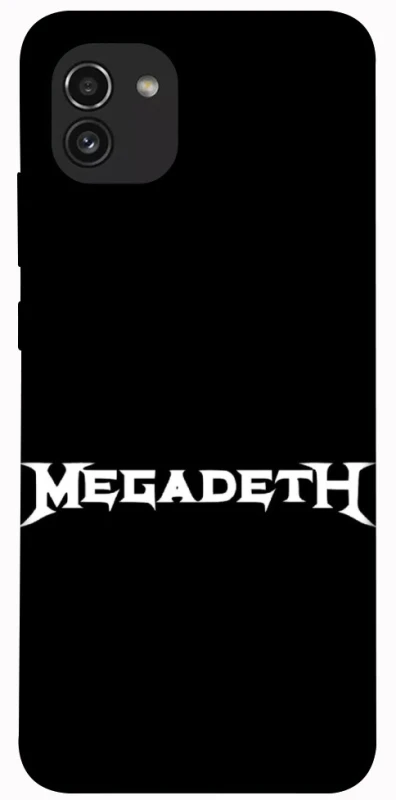 Чохол на Samsung Galaxy A03 Megadeth logo фото 1 з 1