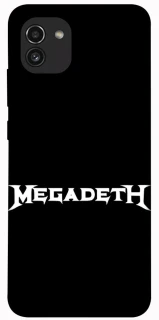 Чохол на Samsung Galaxy A03 Megadeth logo фото 1 з 1