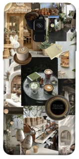 Чохол на Samsung A530 Galaxy A8 (2018) Coffee collage ver.4 фото 1 з 1