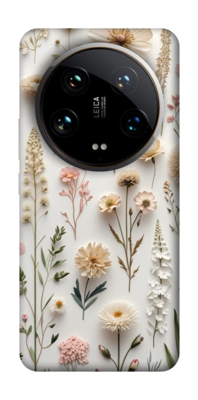 Чохол на Xiaomi 14 Ultra Floral design ver.1 фото 1 з 1