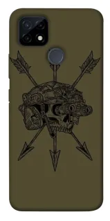 Чехол на Realme C12 Mil skull фото 1 из 1