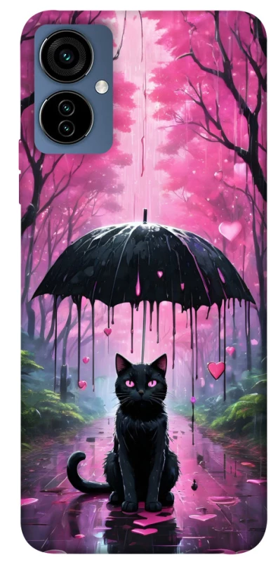 Чохол на TECNO Camon 19 Neo Black cat фото 1 з 1