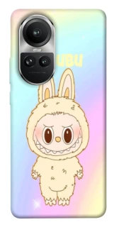 Чохол на Oppo Reno 10 Fluffy Rainbow Labubu фото 1 з 1