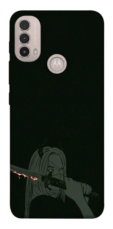 Чохол на Motorola Moto E40 Людина-бензопила фото 1 з 1