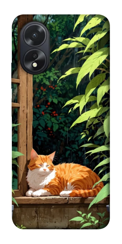 Чохол на Oppo A38 red cat фото 1 з 1