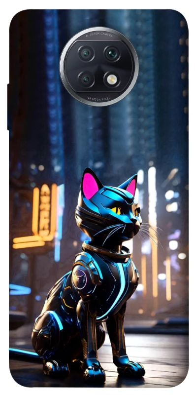 Чехол на Xiaomi Redmi Note 9 5G / Note 9T Cyber cat фото 1 из 1