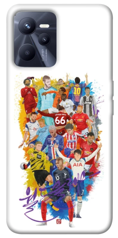 Чехол на Realme C35 Football Abstract v2 фото 1 из 1