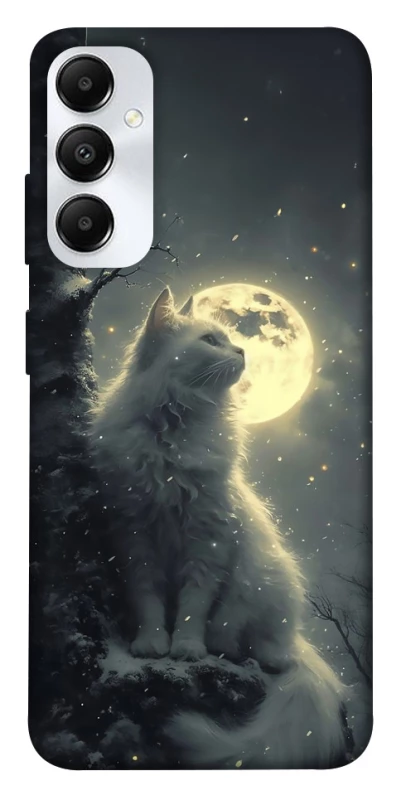 Чохол на Samsung Galaxy A05s Кіт під місяцем фото 1 з 1