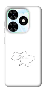 Чехол на TECNO Spark Go 2024 Ukraine map фото 1 из 1