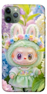 Чехол на Apple iPhone 11 Pro Max (6.5") Labubu & Flowers ver.2 фото 1 из 1
